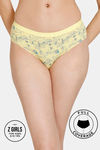 Zivame Girls Tom & Jerry Low Rise Full Coverage Hipster Panty - Pale Marigold — thumbnail 1